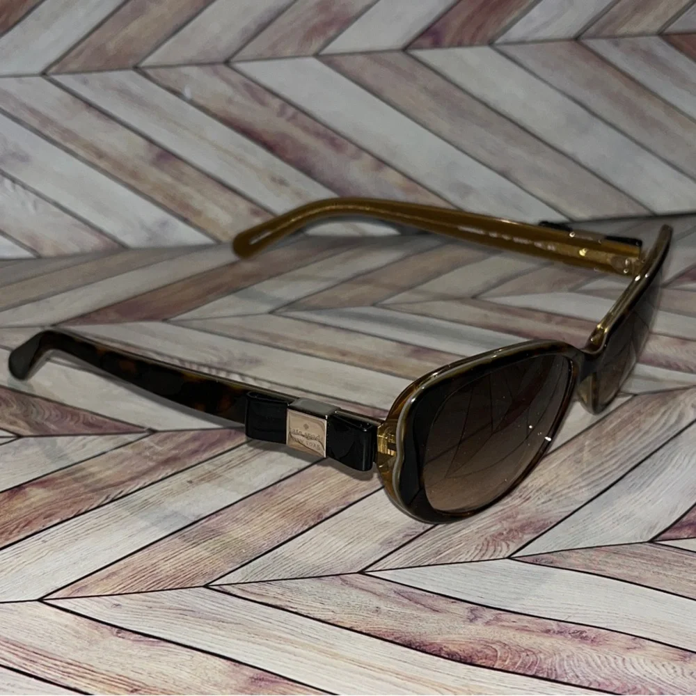 Kate spade Chandra/S tortoise shell gradient Brown Sunglasses bow on sides